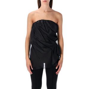 THE GARMENT Draped Strapless Tunic Top Women BLACK T-Shirts & Tops